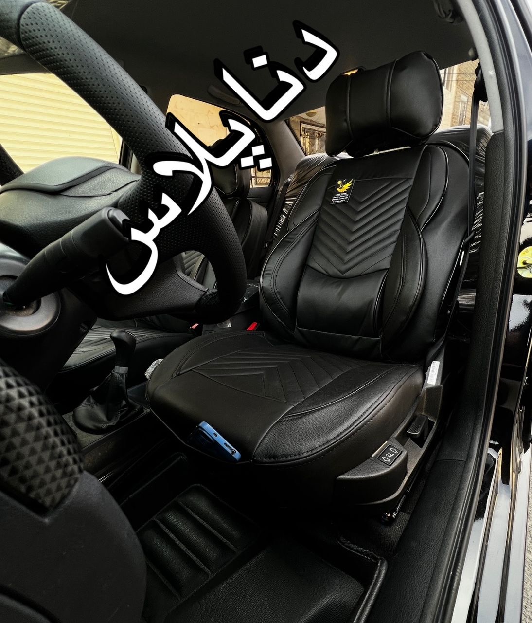 روکش صندلی دناپلاس چرم مدل نیولاماری کوالیتی بالاوعالی فول طبی vipخلبانی باجاموبایلی مناسب دناودناپلاس