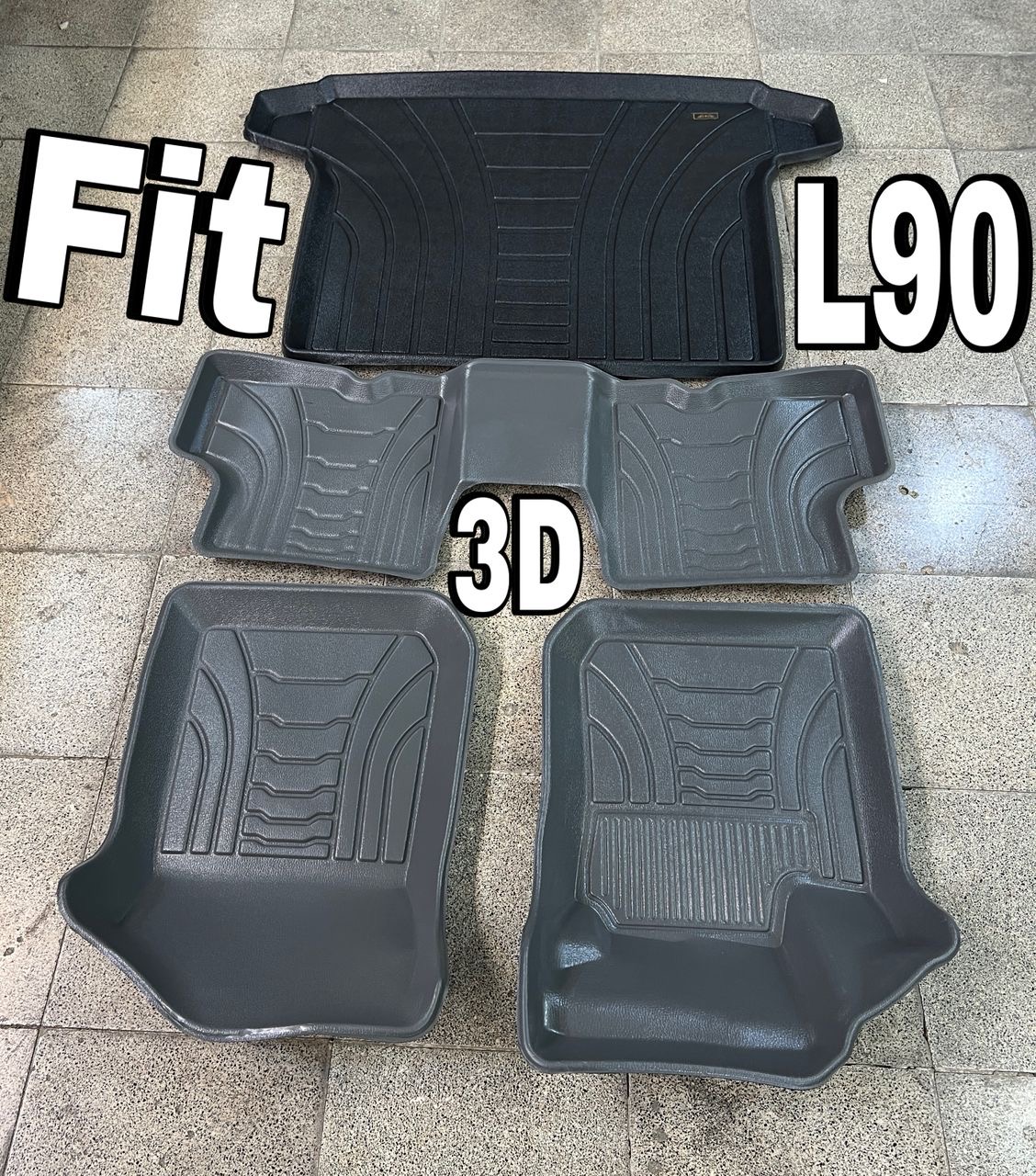 کفپوش ال۹۰ 3Dدیواره دار باصندوق پشت کارموکت اسکن دقیق وفیت متریال عالی مناسبL90