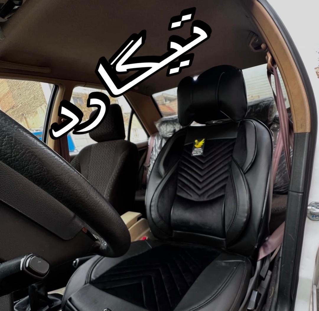 روکش صندلی تیگاردمخمل چرم مدل نیولاماری فول طبی خلبانی پدطبی سروگودی کمرمتریال عالی مخصوص TIGARD