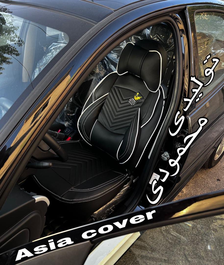 روکش صندلی لیفانX50چرم باجاموبایلی پدگودی کمرفول طبی vipخلبانی درجه۱کوالیتی بالاوعالی  مدل نیولاماری مناسب X50
